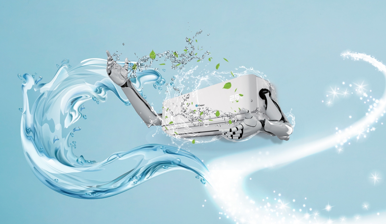 Điều hoà Casper Inverter 1 HP GSC-09IP25 - Chức năng i-Clean